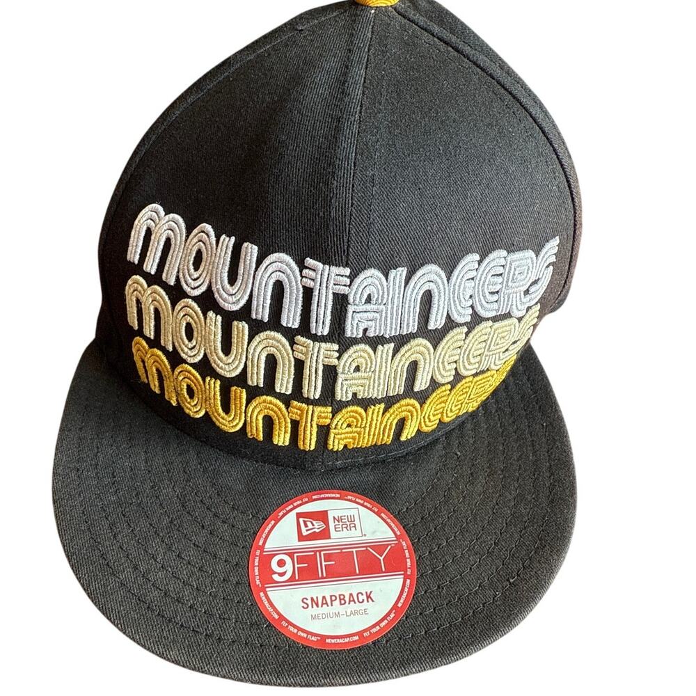 Y2K Flat Bill New Era App State Mountaineers Snapback Hat Appalachian State